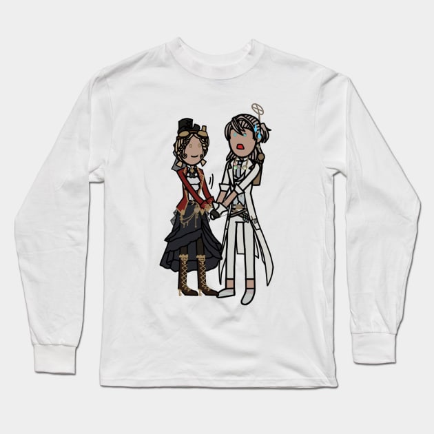 Paranormal Detective & Lockheart Cartoon 4 Long Sleeve T-Shirt by gagimas